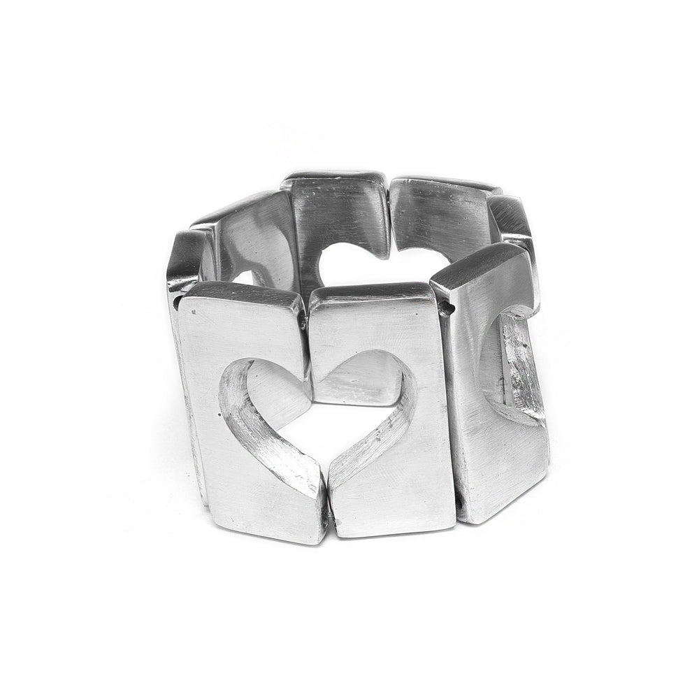 BRACCIALE 5 CM 4 CUORE ELASTICO