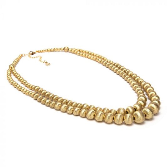 COLLANA 2 FILI PERLE