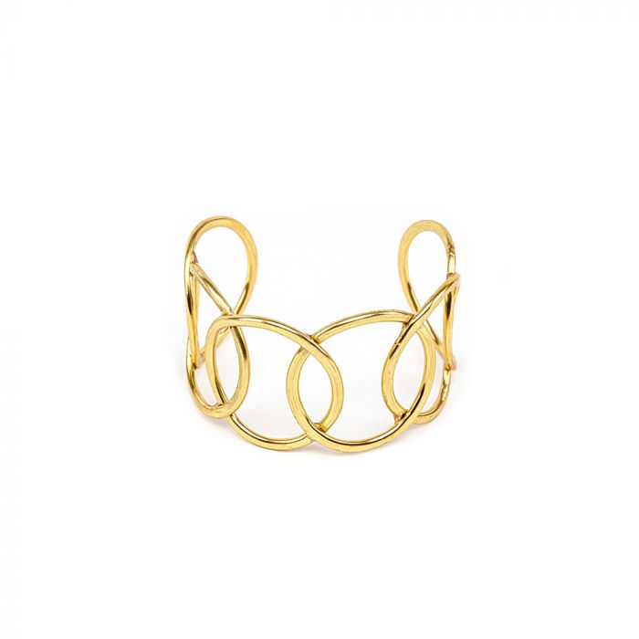 BRACCIALE FASCIA DESIGN CERCHI