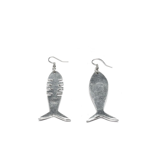 ORECCHINI PESCE + LISCA
