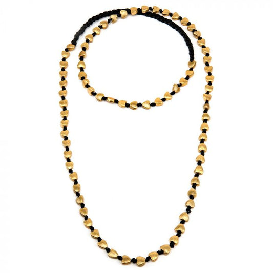 COLLANA MACRAME' CUORI