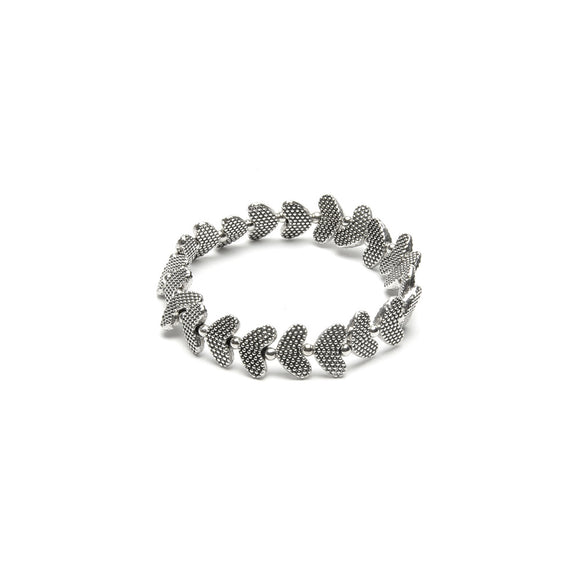 BRACCIALE CUORI INCISI