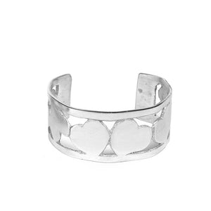 BRACCIALE 3 CM 6 CUORI