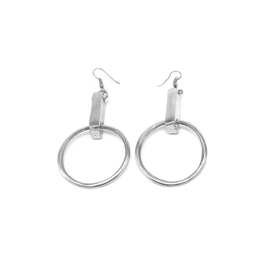 ORECCHINI BARRETTE E CERCHIO