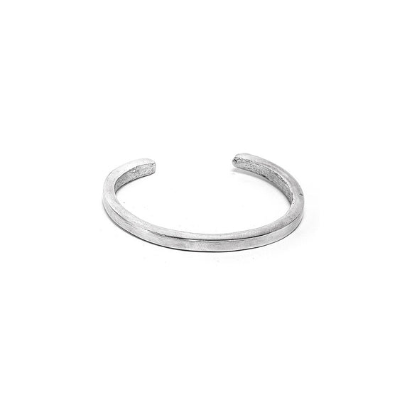 BRACELET 1/2CM CARRE LISSE HOMME