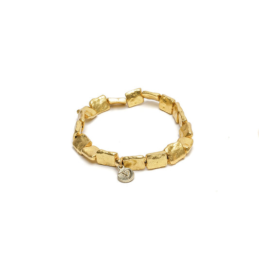BRACCIALE ELASTICO RETTANGOLI BATTUTI