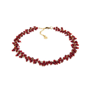 COLLANA MOGRA PERLE ROSSE