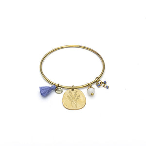 BRACCIALE BANGLE SPIGA LAVANDA