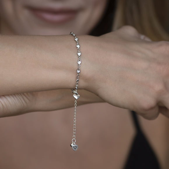 BRACCIALE CATENA MINI PUNTI LUCE