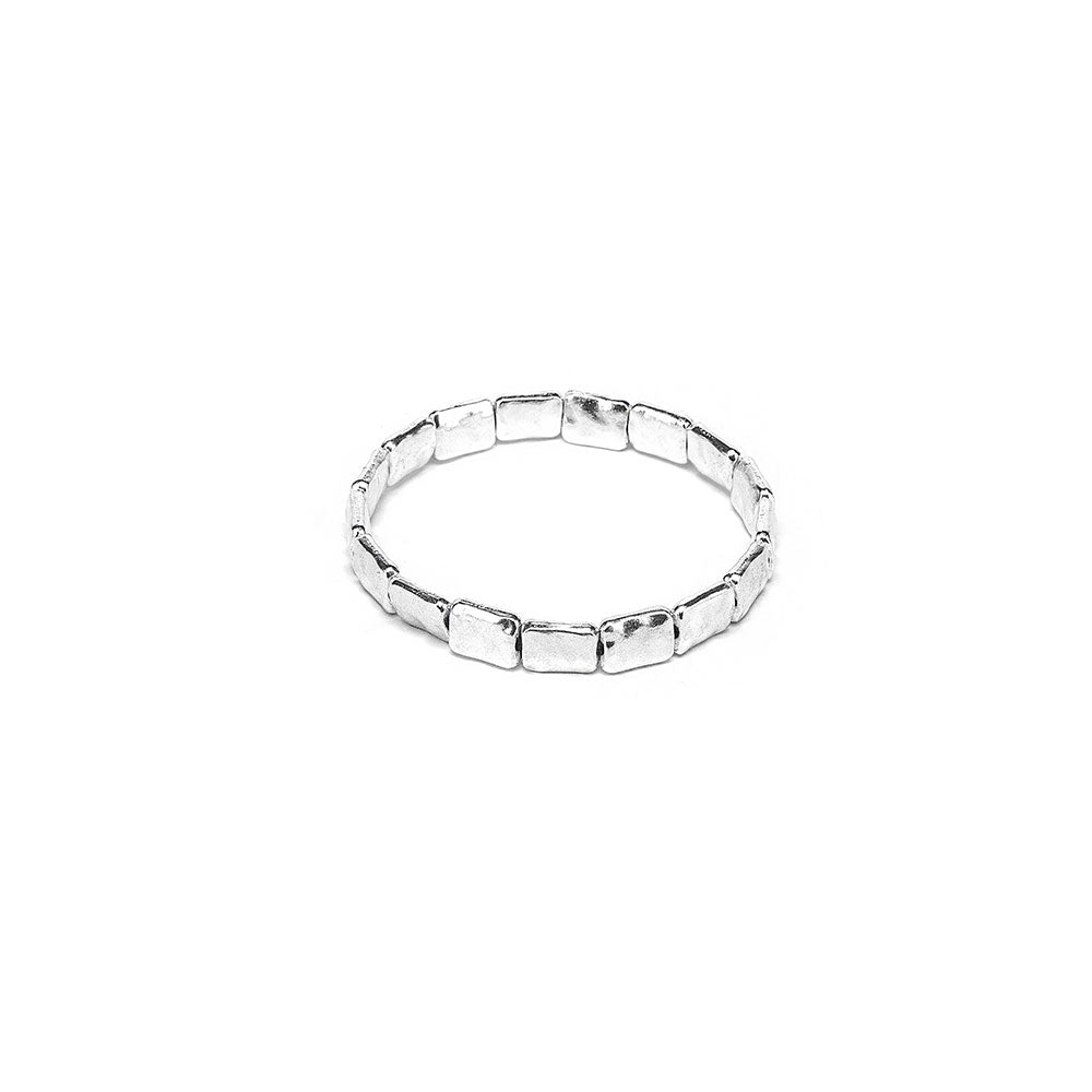 BRACCIALE RETTANGOLI BATTUTI
