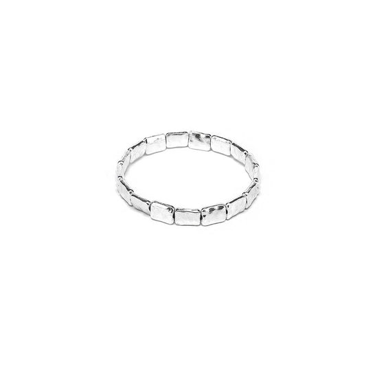 BRACCIALE RETTANGOLI BATTUTI
