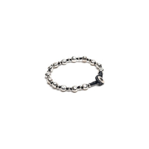 BRACCIALE CIOTTOLI BIG/RONDELLE 1 GIRO