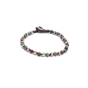 BRACCIALE 1 GIRO MINI SFERE MULTI COLOR