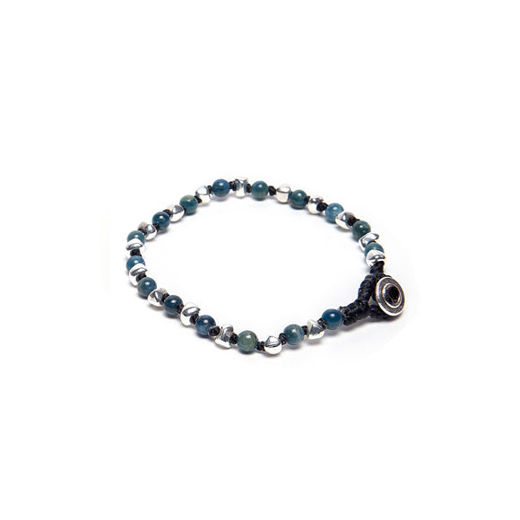 BRACCIALE 1 GIRO MINI PIETRE BLU