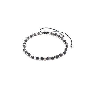 BRACCIALE REGOLABILE PICCOLE SFERE SFACCETTATE