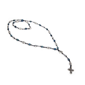 ROSARIO MINI PIETRE BLU