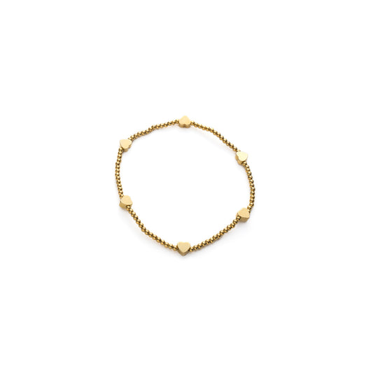 BRACCIALE ELASTICO 6 CUORI