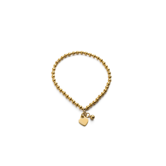 BRACCIALE ELASTICO CHARM CUORE