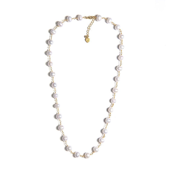 COLLANA CLASSICA PERLE GOLD