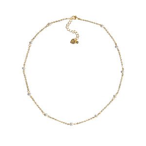 COLLANA 11 MICRO PERLE GOLD