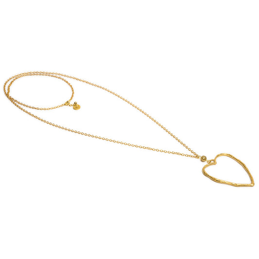 PENDENTE CUORE ALLUNGATO