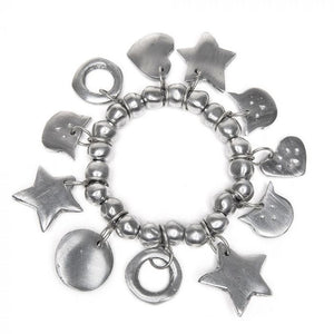 BRACCIALE ELASTICO SFERE/STELLE/GATTI