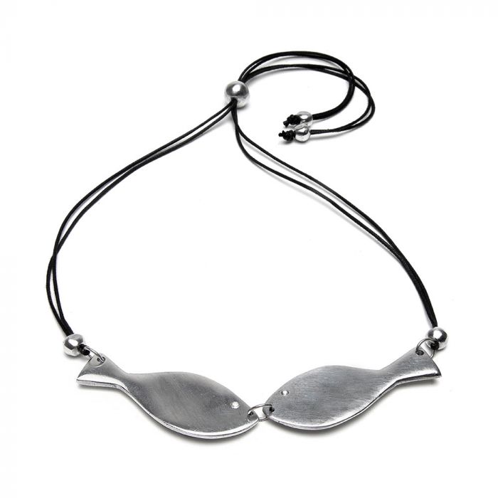 COLLANA FILO 2 PESCI
