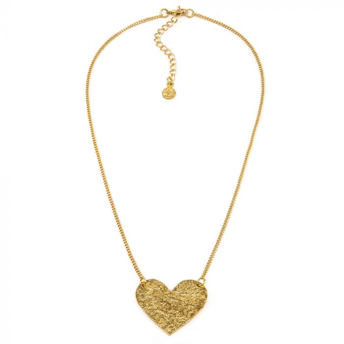 COLLANA CUORE PIATTO