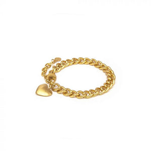 BRACCIALE CATENA CUORE