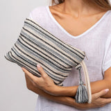 POCHETTE CORINTO MIX GRIGIO