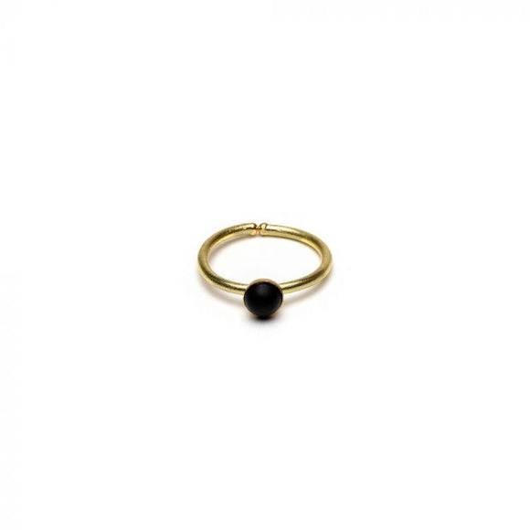 ANELLO CABOCHON BLACK