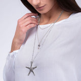 COLLANA 3 CATENE STELLA MARINA