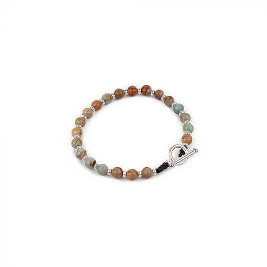 BRACCIALE AGALMATOLITE CHIUSURA T-BAR
