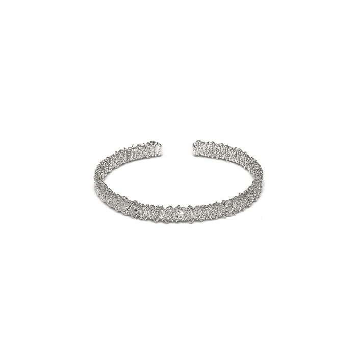 BANGLE APERTO FILO INTRECCIATO