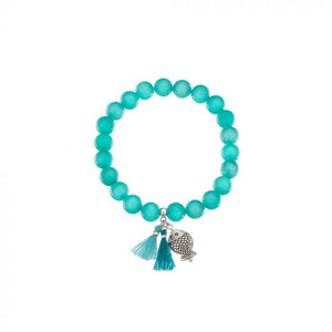 BRACCIALE ELASTICO TASSEL/PESCE